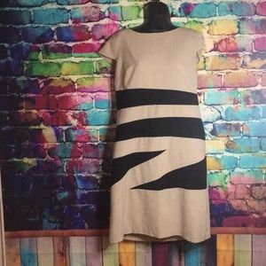 Black and Cream Dress